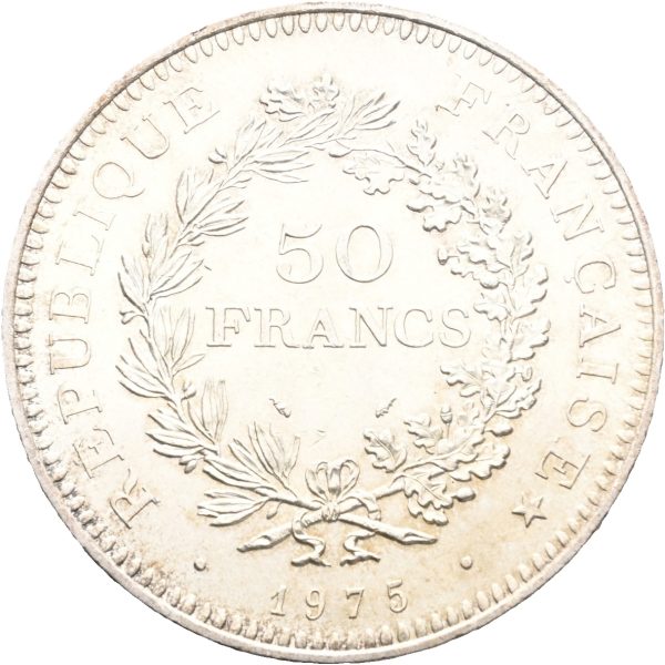 1975  Frankrike 50 francs, 0/01