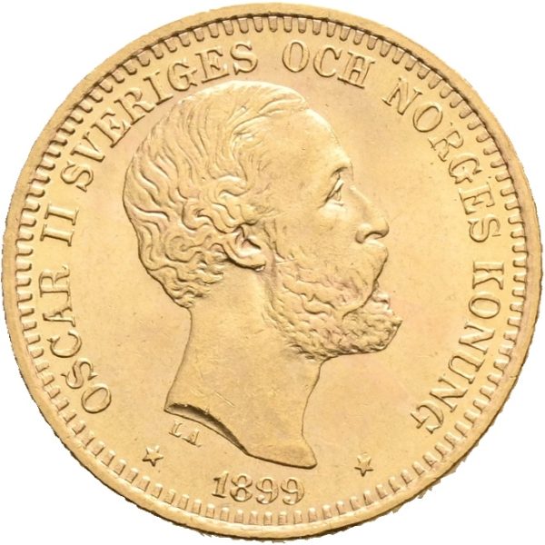 1899 Sverige 20 kronor Oskar II, 01