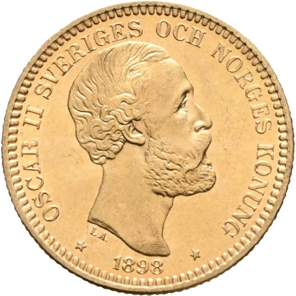 1898 Sverige 20 kronor Oskar II, 01