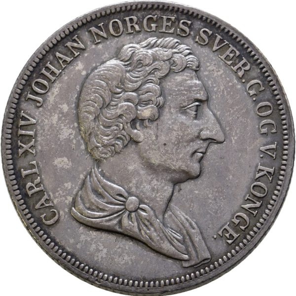 1844 speciedaler Carl XIV Johan, 1+/01